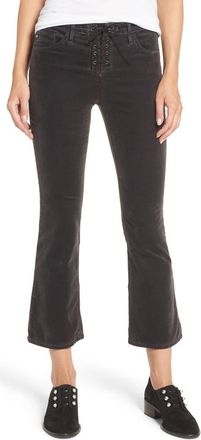 AG - Adriano Goldschmied Jodi Lace-Up Crop Jeans in Rich Mercury at Nordstrom Rack, Size 32