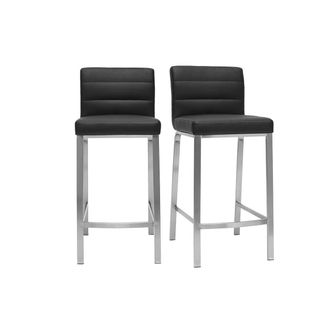 Miliboo Miliboo - Taburetes De Bar Modernos Negros 66 Cm Tomy