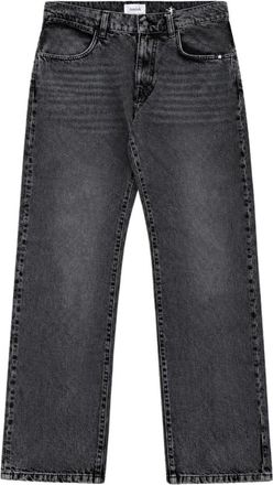 Amish James Rechte jeans - Heren - Jeans - Zwart - Maat: W34 Katoen
