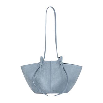 Yuzefi Large Mochi - Dames - Shoppers - Blauw - ONE Size - Su&egrave;de - Tassen