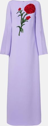 Carolina Herrera Sequined crepe gown