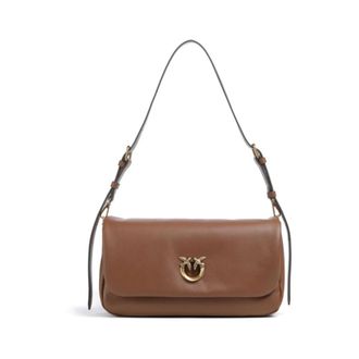 Pinko Click Soft Horizontal Handle - Dames - Schoudertassen - Bruin - ONE Size - Tassen