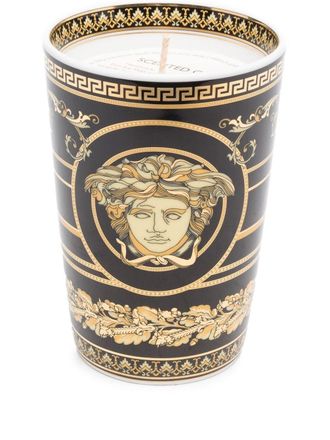 Versace Geurkaars met Medusa logo - Zwart