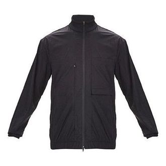 adidas Mens Y-3 TRVL Stretch Jacket Stand Collar Casual Zipper Long Sleeves Black FS3351