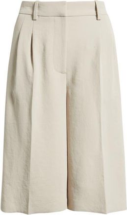 Open Edit The Curator Crepe Culottes in Grey Feather at Nordstrom, Size 00