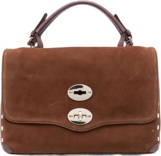 Zanellato Postina Zashmere Small Handtas - Dames - Tassen - Bruin - Maat: ONE Size Zijde