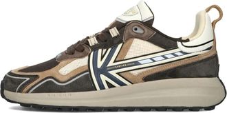 Kaotiko Schoenen, Heren, Bruin, 46 EU, Wol, Heren Vancouver Tech Sneakers