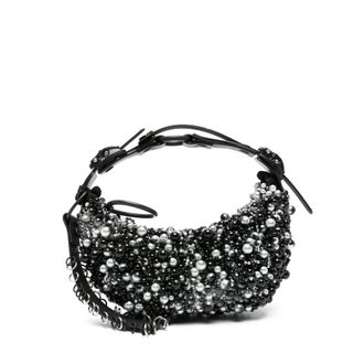 Innerraum Pearls Embellished Cross Body Bag