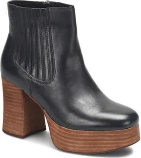 Kork-ease Platform Bootie in Black at Nordstrom Rack, Size 8.5