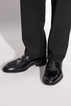 Ferragamo Touring Loafers Shoes, Mens, Black