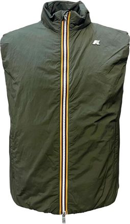 K-Way Valen Weste - Heren - Bodywarmers - Groen - XL - Polyester - Jassen