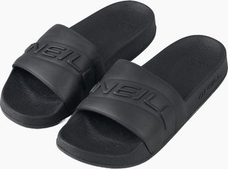 O'Neill Womens ONeill Womens Embossed Slides - Black - Size: 7/8 uk