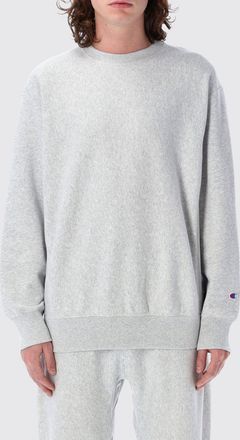 Champion Felpa girocollo in cotone con spalle scese