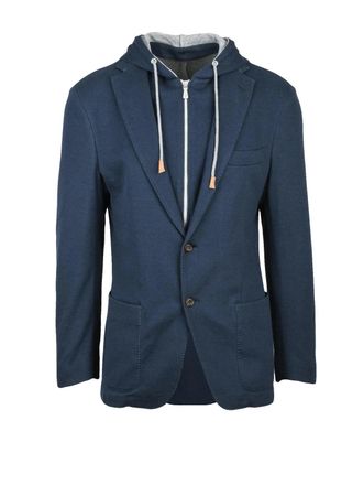 Eleventy Blue Eleventy Soft Cashmere Jacket
