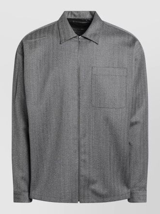 Prada jacket collared design chest pocket detail