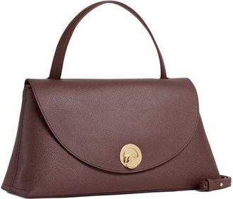 Coccinelle Womens Top Handle Bag Berry-Winter Rose Bovine Leather - Top-Handle-Bags Berry/winter