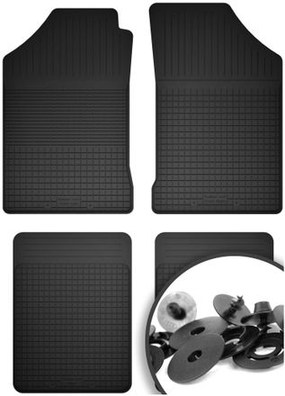 OEM Alfombrillas De Goma + Topes Para: Furgoneta Renault Trafic Iii (2014-)
