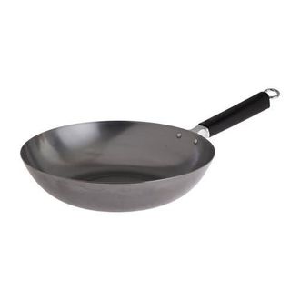 Joyce Chen Uncoated Carbon Steel Stir Fry Pan with Phenolic Handle, 12-Inch in Metallic Silver at Nordstrom