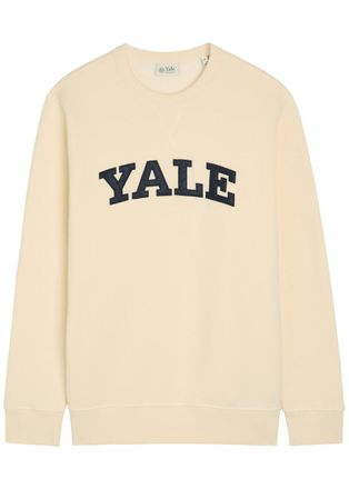 GANT Yale Appliqu&eacute;d Cotton-blend Sweatshirt - Cream - XL