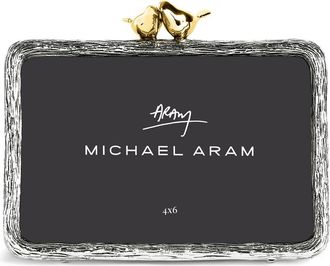 Michael Aram Lovebirds 4 x 6-Inch Picture Frame in Silver/Gold at Nordstrom, Size 4X6