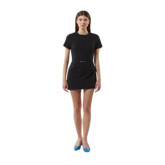Silvian Heach Vestito Corto con Cintura Decorativa - - Dresses - Donna - Nero - XS