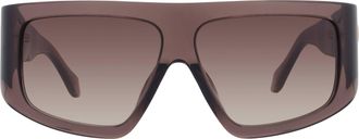 Just Cavalli Grey Gradient Rectangular Ladies Sunglasses SJC145 07AY 60