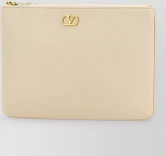 Valentino Garavani sacs du soir leather clutch bag