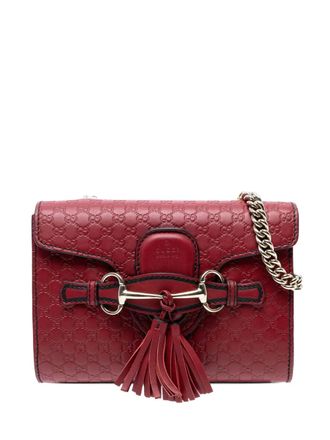 Gucci 2016-2025 Microguccissima Emily mini-crossbodytas - Rood
