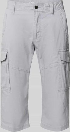 s.Oliver Black Label Relaxed Fit Cargoshorts aus Baumwoll-Mix in Anthrazit, Gr&ouml;&szlig;e 32