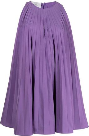 Valentino Garavani Pleated Sleeveless Minidress