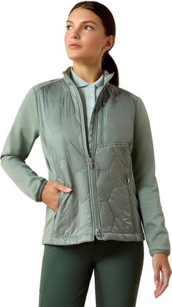 Ariat Womens Fusion Insulated Jacket Long Sleeve in Chinois Green, Size X-Small, by Ariat