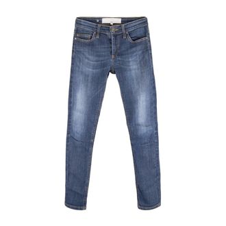 Elisabetta Franchi Slim-fit Jeans, female, Blue, Size: W26 Slim-fit Jeans