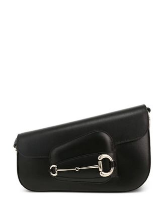 Gucci 2020s 1955 Horsebit shoulder bag - Zwart