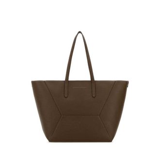 Brunello Cucinelli Mud Leather Shopping Bag