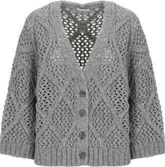 PESERICO Truien & Vesten, Dames, Grijs, M, Peserico Truien Grijs