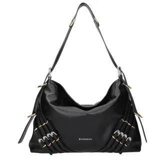 Givenchy Zwarte Leren Schoudertas