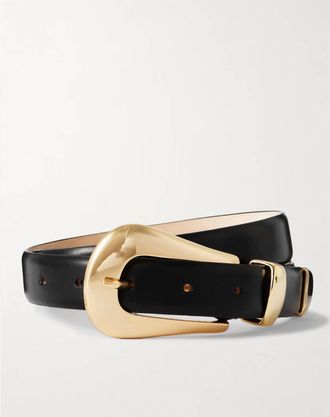 D&eacute;hanche Womens Colette Belt In Black/gold