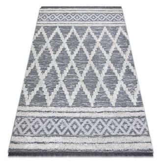 RugsX RugsX Moroc Rug in Grey | Size: 155 cm x 220 cm