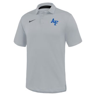Nike Air Force Tour Nike Mens Dri-FIT College Polo in Grey | IV9624-077