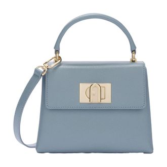 Furla Handbags, female, Blue, Size: ONE SIZE Furla 1927 Top Handle