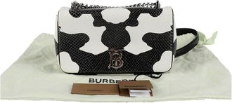 Burberry Black Leather Rolla Small Shoulder Bag (Authentic Pre-Loved)