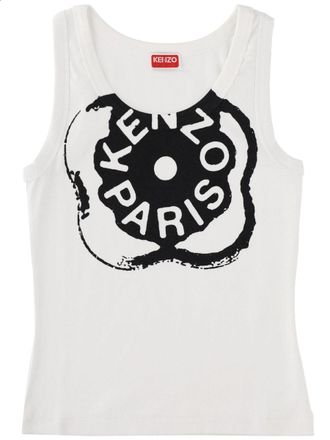 Kenzo Boke Flower Tank Top - White