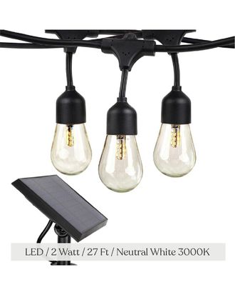 Brightech Brightech Ambience Pro 27 12 Bulb Led Solar Powered Hanging String Lights