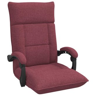 vidaXL Sill&oacute;n Ajustable Rojo Vino Tela Vidaxl