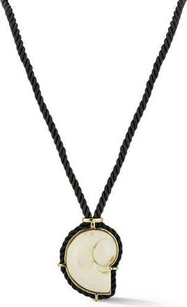 Sphera Milano Shell Pendant Necklace in Gold at Nordstrom Rack