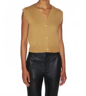 Blaz&eacute; Milano Sebright Vest Gilet In Camel