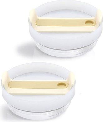 No Brand Tapas De Silicona De 2 Piezas Para Vasos De 1,2 Litros (40 Oz) - Sellado Herm&eacute;tico Y A Prueba De Fugas, Paquete De Repuesto Para Tapas De Vasos De Gra