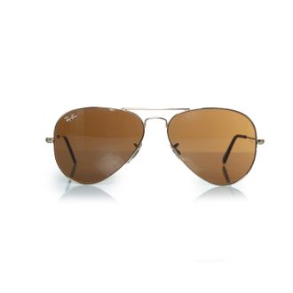 Ray-Ban Ray Ban Aviator in goud en bruin