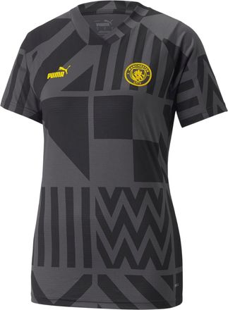 Puma Heren Prematch Manchester City FC Shirt (Zwart/Geel)