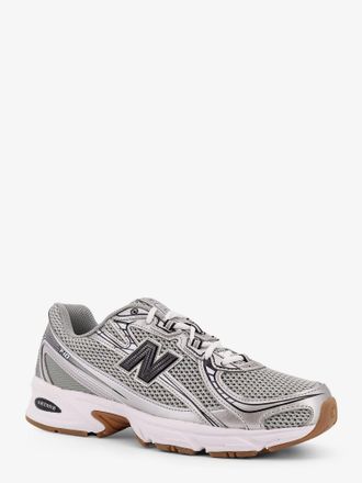 New Balance Mens Low-Top Mesh Sneakers Grey Polyester Trainers